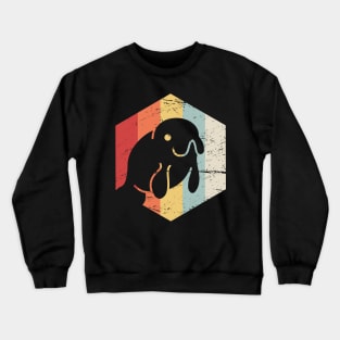 Retro 70s Manatee Crewneck Sweatshirt